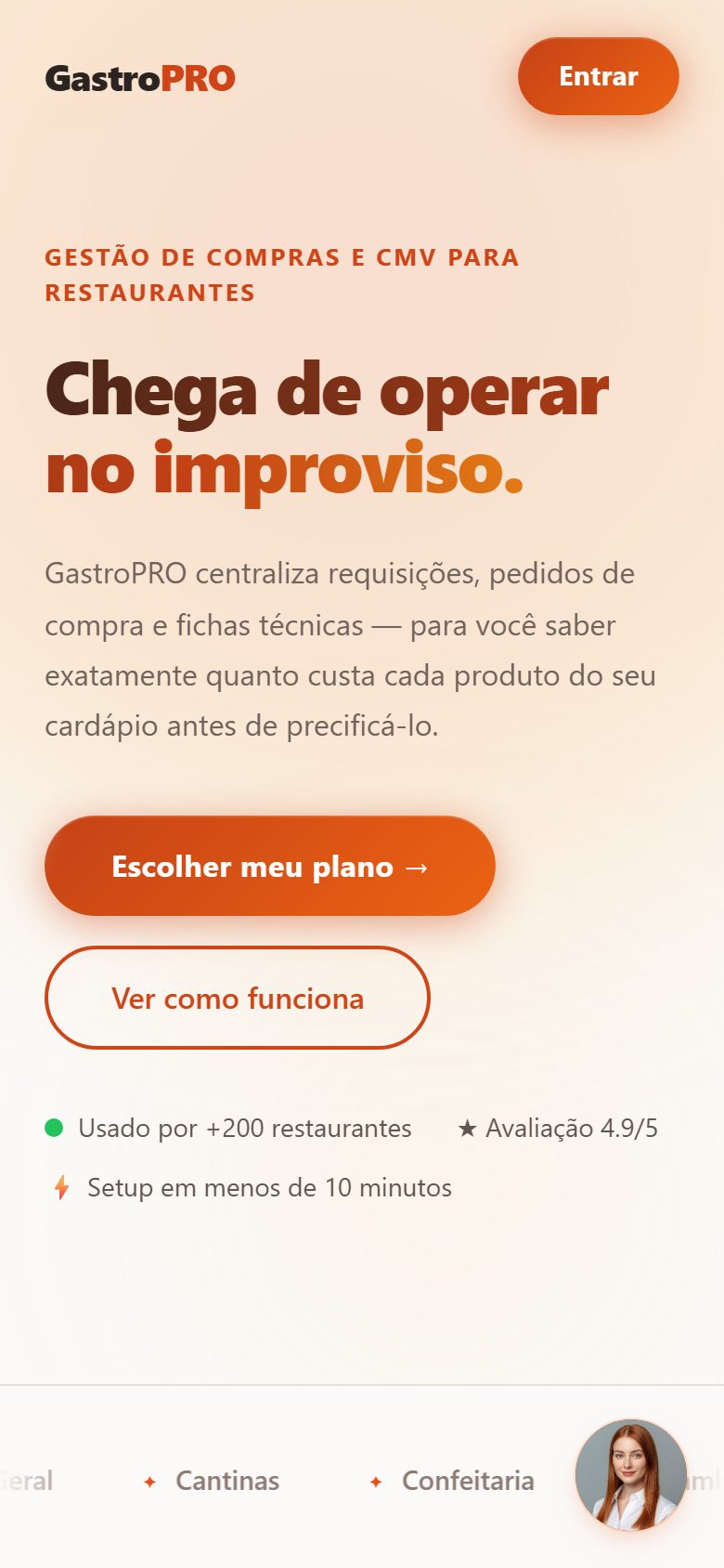 GastroPRO no celular